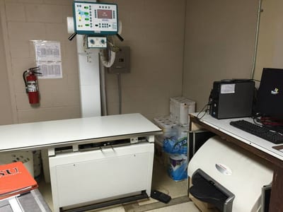 X-ray machine and diagnostic equipment at Tri-State Vet